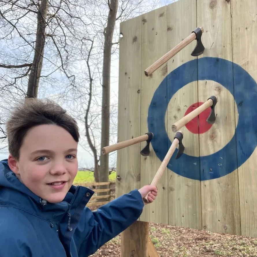 Woodland Axe Throwing and Archery Experience in East Lothian gallery 3