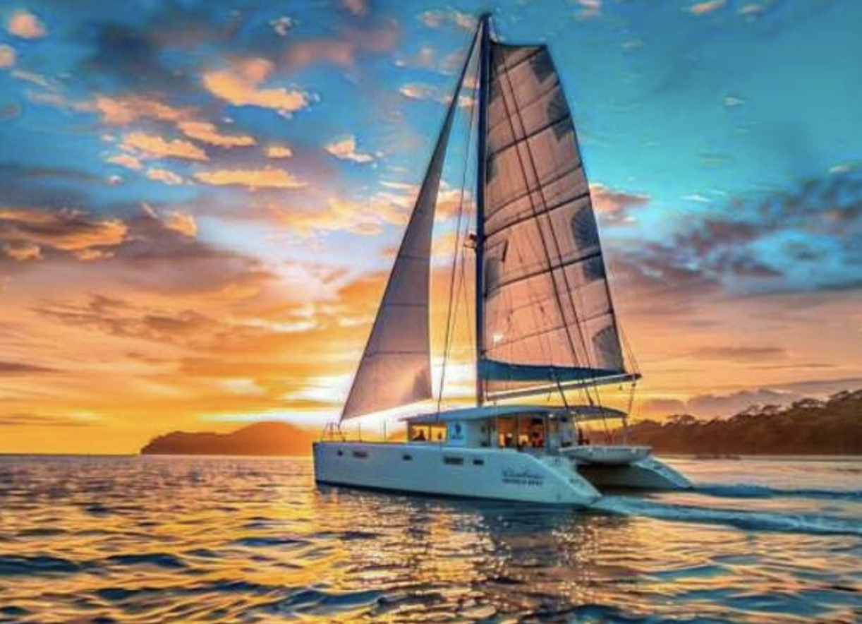 Costa Rica Sunset Catamaran Cruise with Snorkelling, Kayaks & Open Bar gallery 5