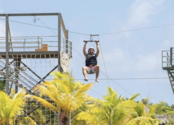 Punta Cana Jet Ski Experience with Zipline, Donut Ride & Water Park Access gallery 2