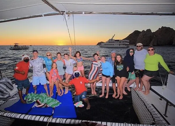 Los Cabos Private Sunset Catamaran Cruise with Open Bar, photo 2
