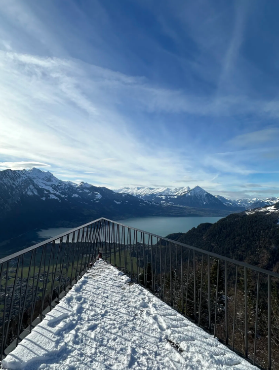 Private Interlaken Winter Harder Kulm Hike with Ultra Runner gallery 2