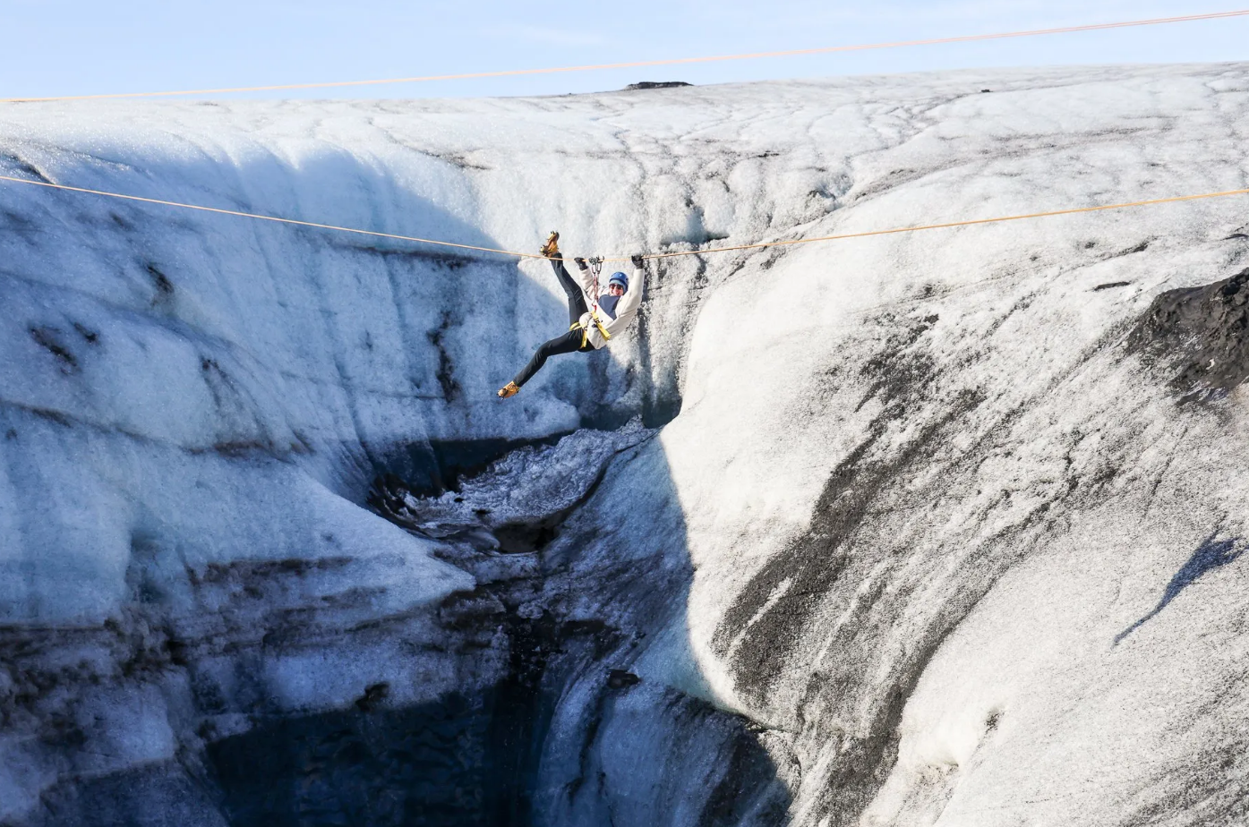 Solar Eclipse 2026 Zip Line and Glacier Hike Adventure, Iceland gallery 7