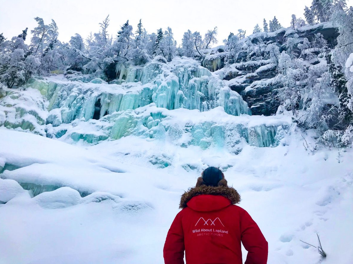 Korouoma Canyon Frozen Waterfalls Hike in Finland, photo 3