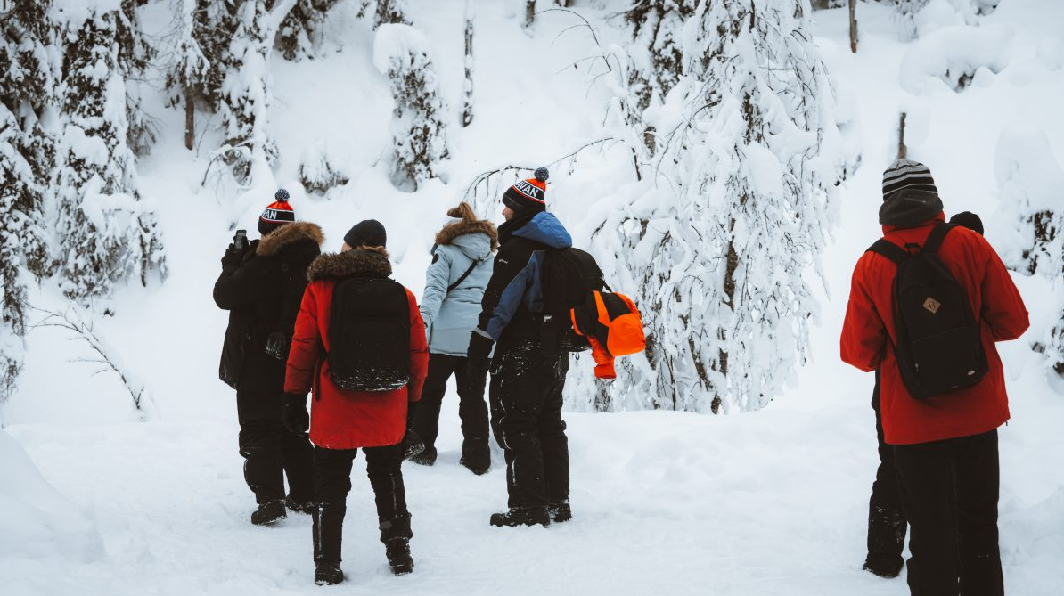 Korouoma Canyon Frozen Waterfalls Hike in Finland, photo 4