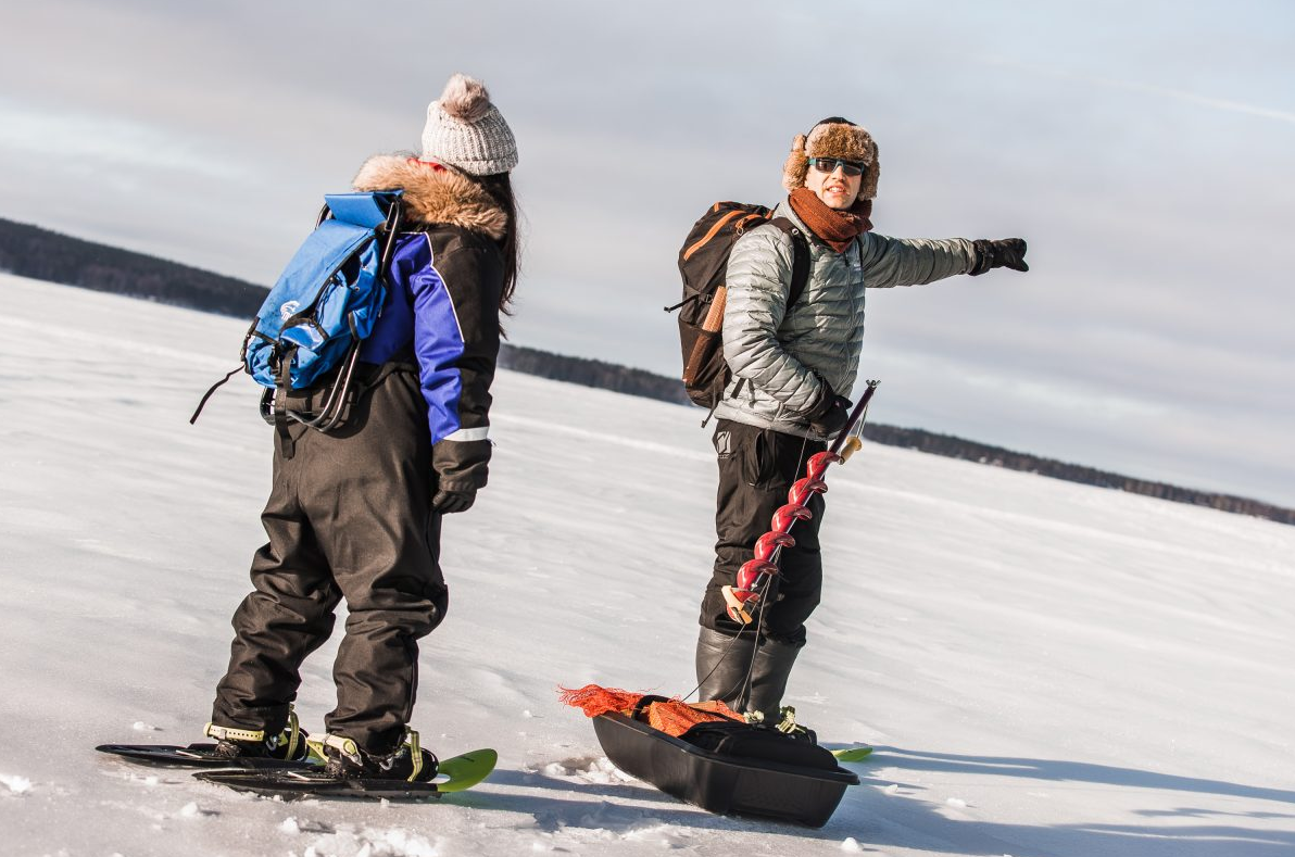 Snowshoeing and Ice Fishing Tour in Rovaniemi gallery 2