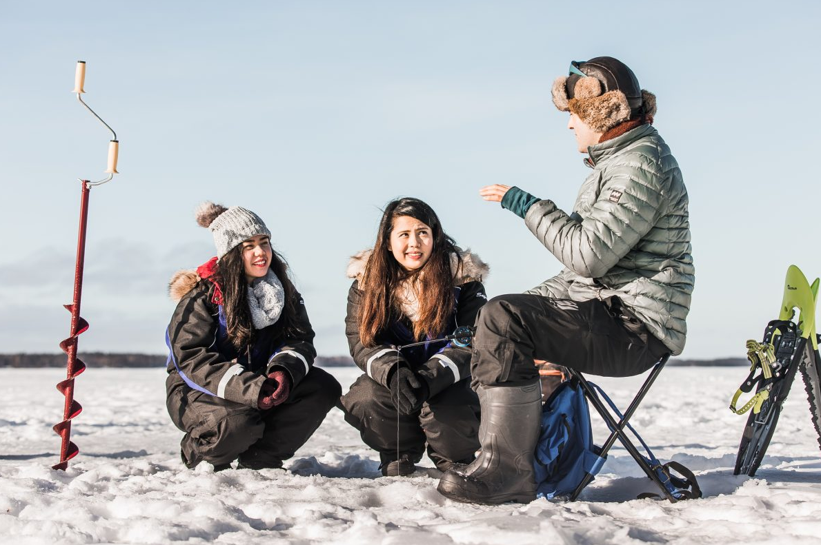 Snowshoeing and Ice Fishing Tour in Rovaniemi gallery 3