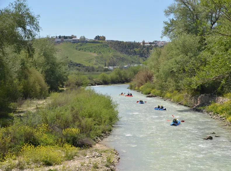 Canoraft-Kayak on the Genil River in Cuevas Bajas, photo 2
