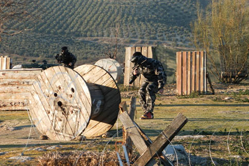 Paintball Session in Cuevas Bajas gallery 2