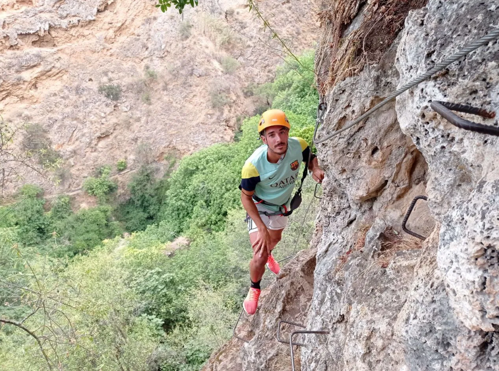 Via Ferrata Tajo de Ronda Climbing Route in Ronda Gorge gallery 2