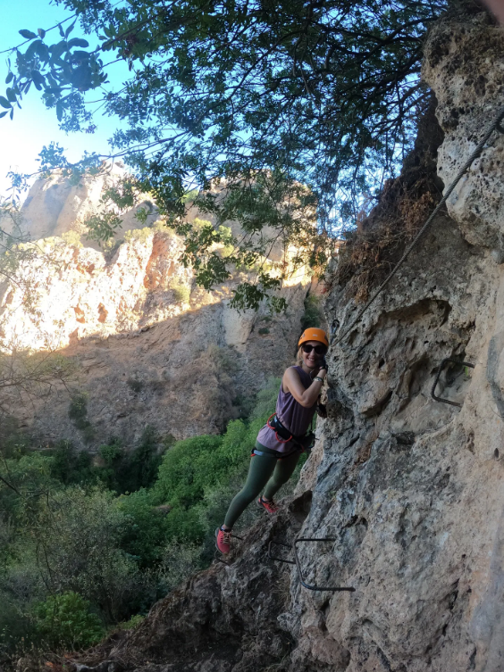 Via Ferrata Tajo de Ronda Climbing Route in Ronda Gorge gallery 4