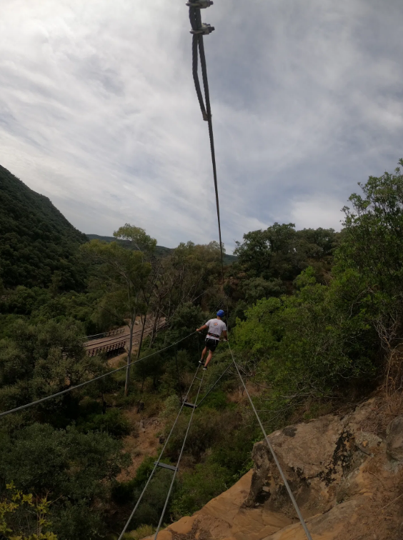 Via Ferrata El Caimán Alcornocales Climbing Route gallery 2