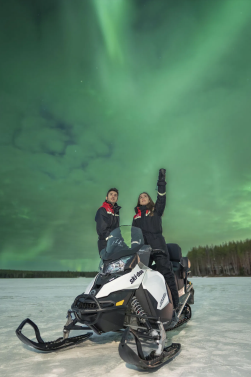 Northern Lights Snowmobile Photography Tour in Rovaniemi, photo 5