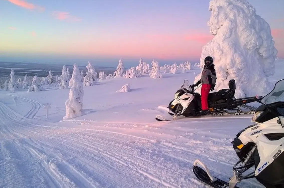 Snowmobile Safari in Arctic Circle Forest, Rovaniemi gallery 3
