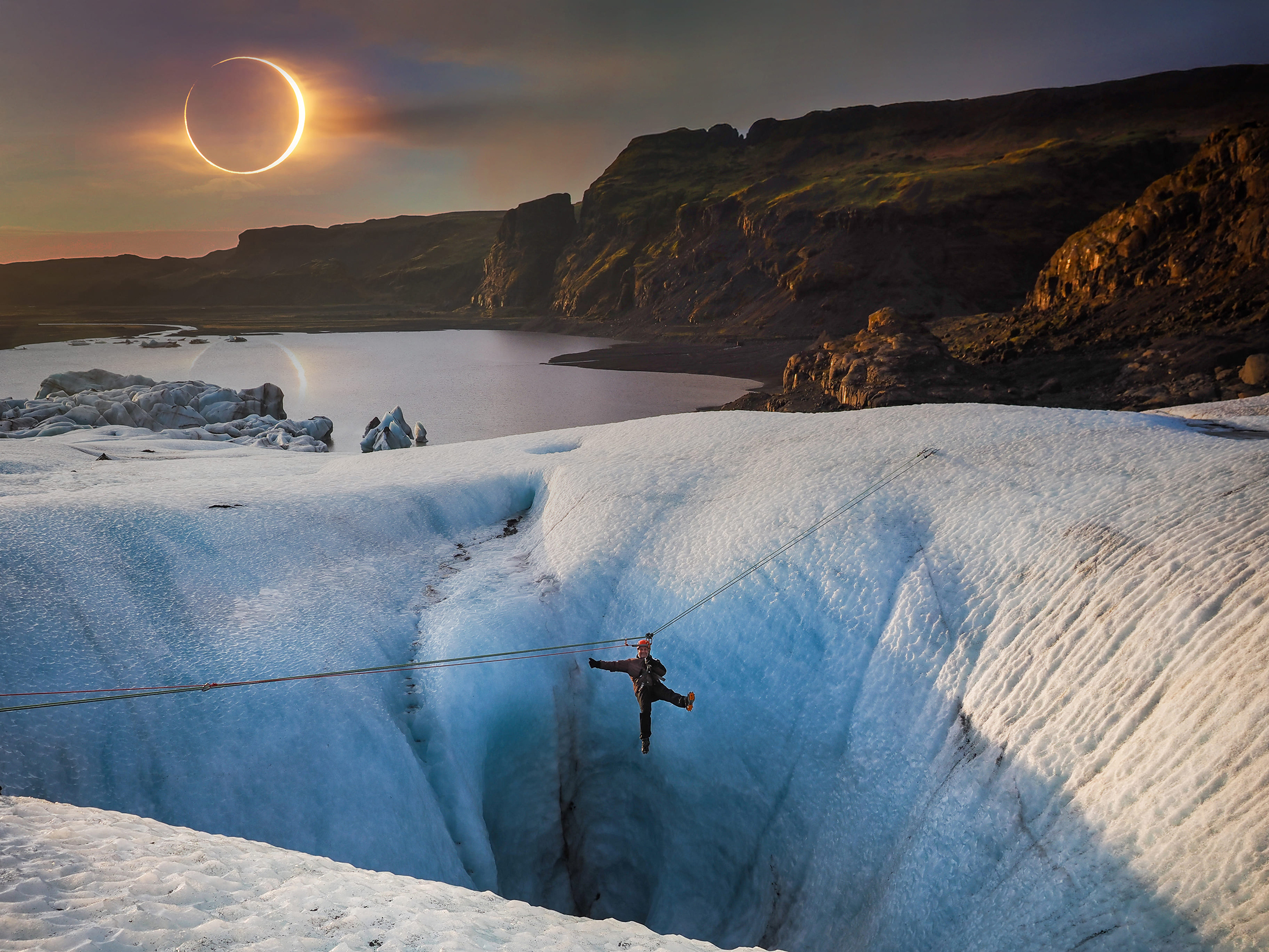 Solar Eclipse 2026 Zip Line and Glacier Hike Adventure, Iceland, listing photo