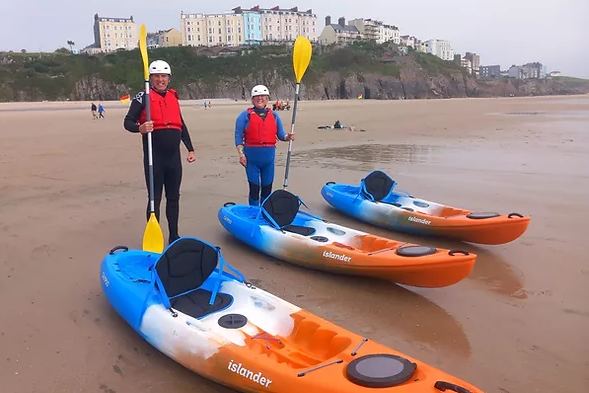 Kayak Tasters on Tenby South Beach, photo 4
