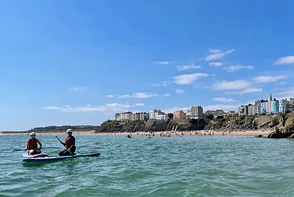 Paddleboard Tasters on Tenby South Beach, photo 2