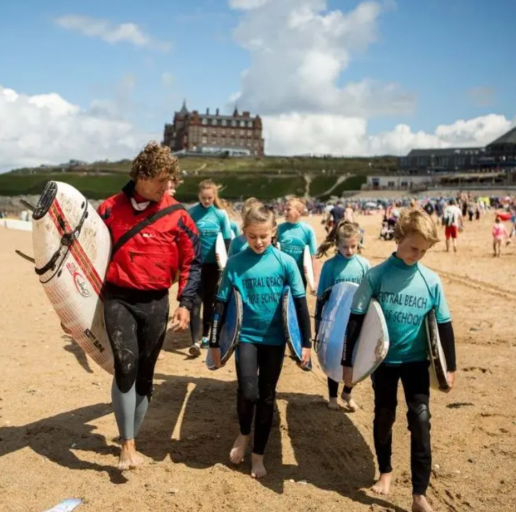 Kids Surfing Lessons on Fistral Beach in Newquay, photo 2