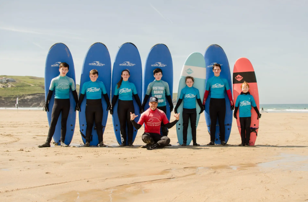 Kids Surfing Lessons on Fistral Beach in Newquay, photo 4