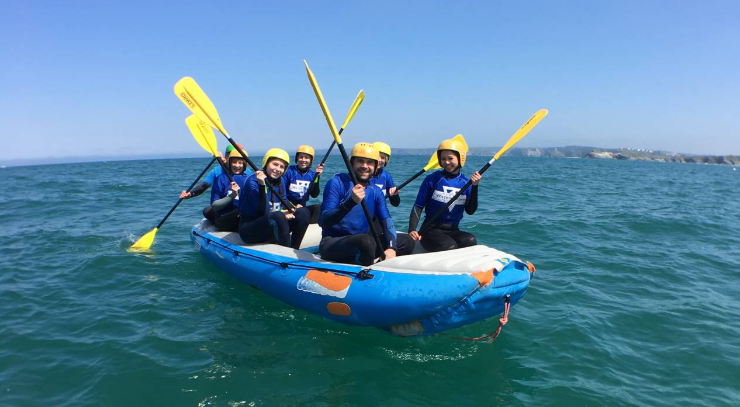 ‘Raftsteering’: Rafting and Coasteering in Newquay Harbour, photo 2