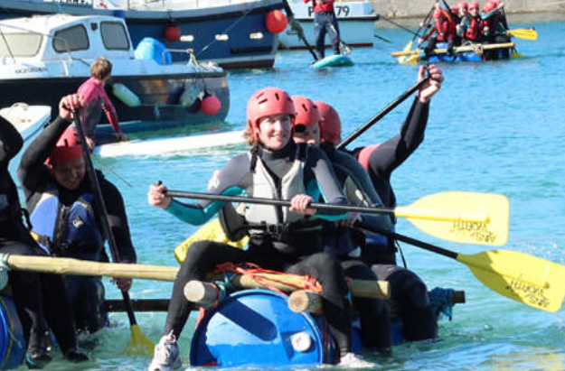Group Raft Building Challenges in Newquay Harbour gallery 4