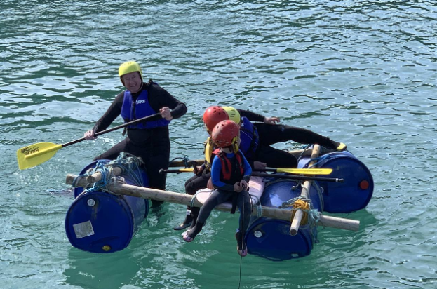 Group Raft Building Challenges in Newquay Harbour gallery 3