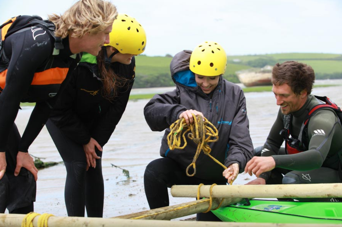 Group Raft Building Challenges in Newquay Harbour, photo 4
