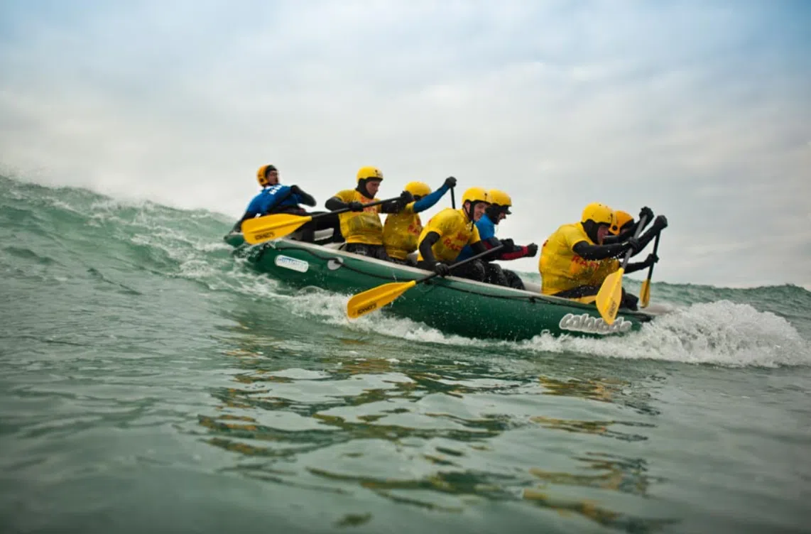 ‘Raftsteering’: Rafting and Coasteering in Newquay Harbour, listing photo