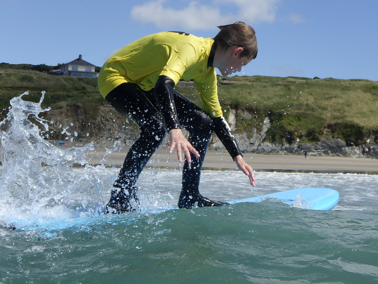 Surfing Lesson on Whitesands Beach, St Davids gallery 4