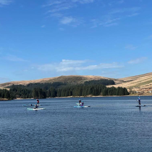 Guided SUP Experience in Beacons Reservoir or Usk Reservoir, photo 4
