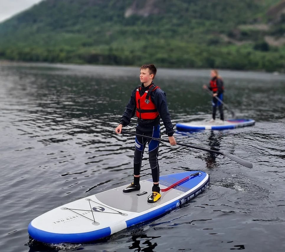3Hour Group Paddle Boarding at Derwent Water Keswick adventuro
