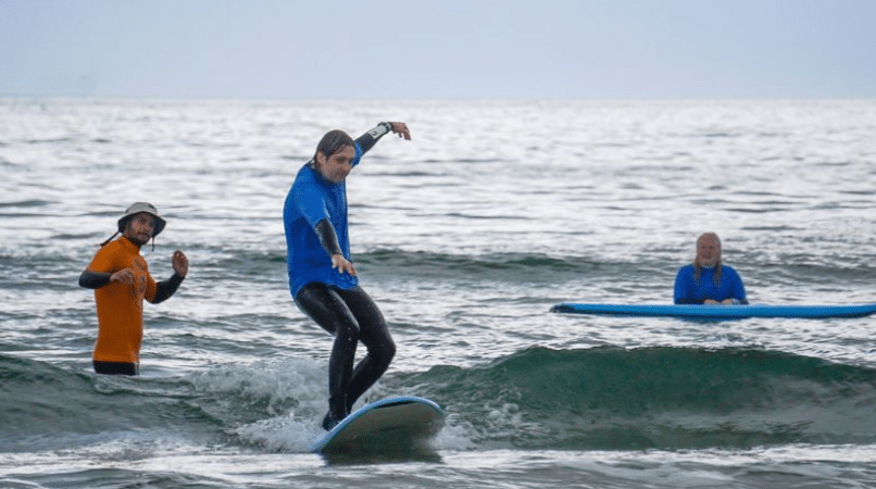 Surf Lesson in Cullen Bay, Scotland, photo 5