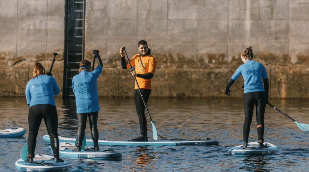 SUP Intro Lesson in Portknockie Harbour, Scotland, photo 3