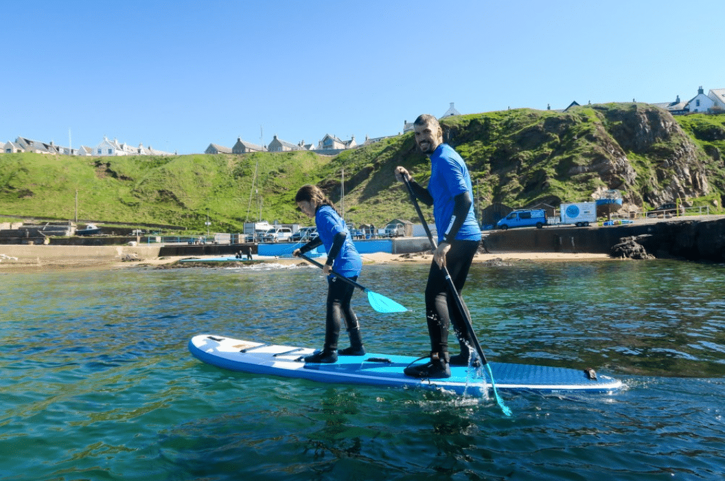 SUP Intro Lesson in Portknockie Harbour, Scotland, photo 4