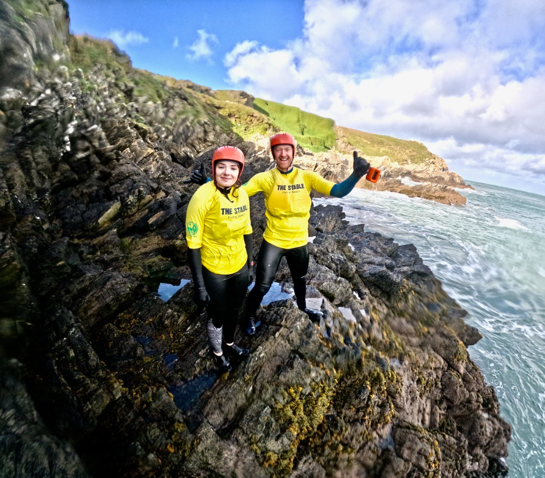 Wellness Coasteer Session from Fistral Beach gallery 2