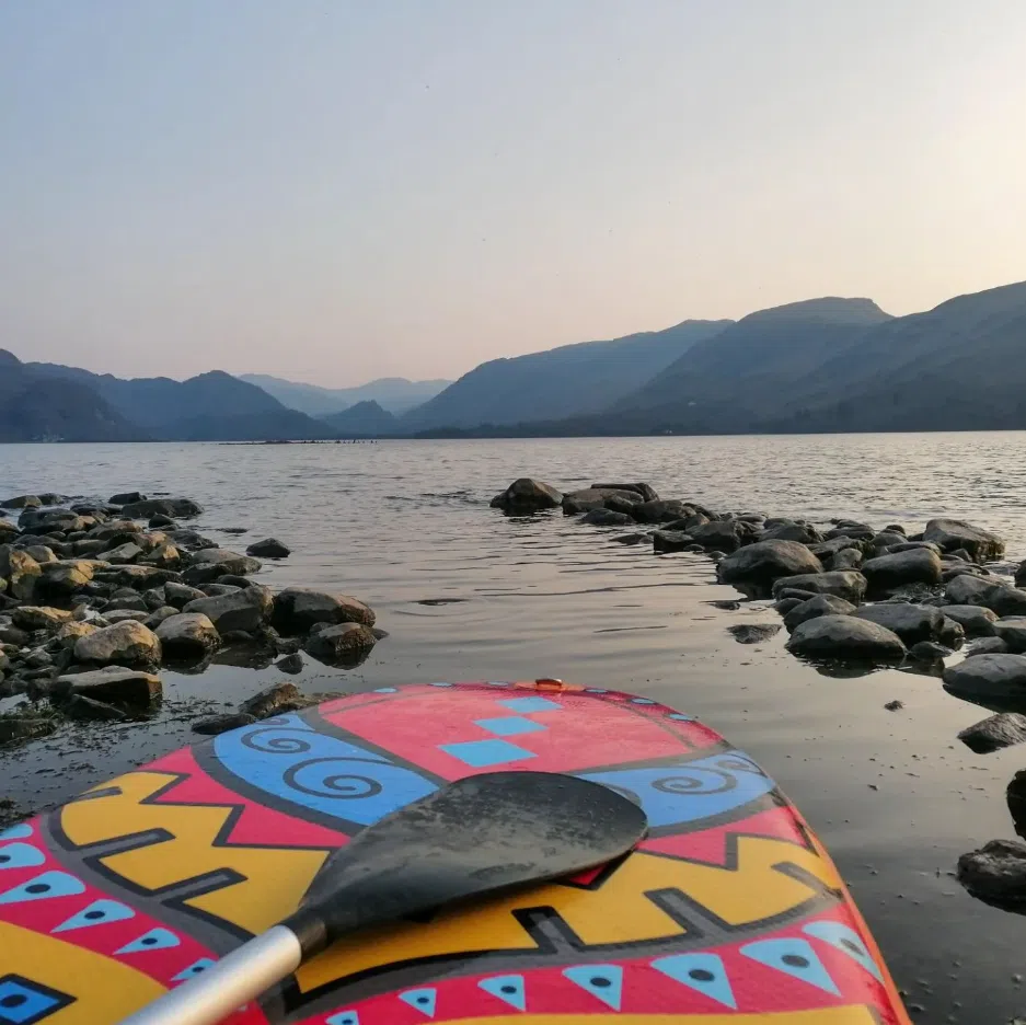 Paddleboarding on Derwent Water, Keswick, photo 2