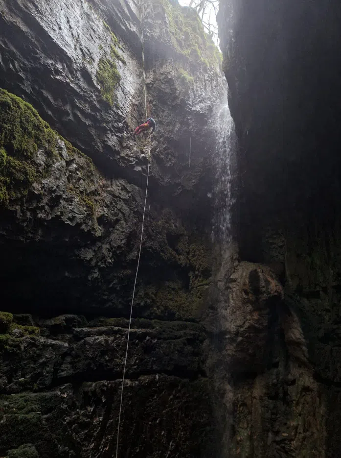 Vertical Caving Adventure in Ingleton gallery 6