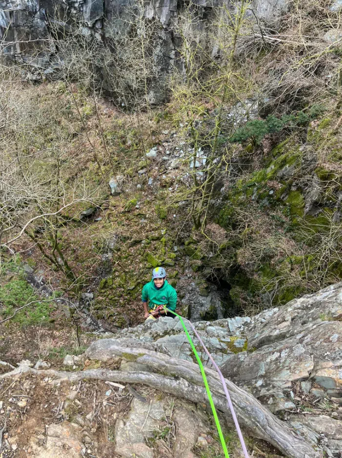 Climbing & Abseiling at Hodge Close Quarry, South Lakes, photo 2