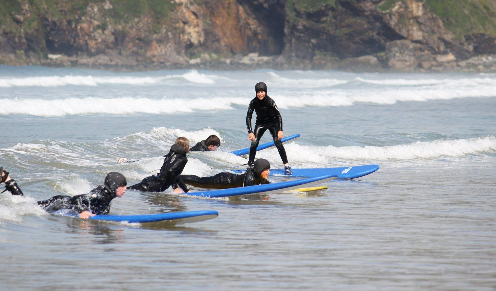 Surfing Lesson on Whitesands Beach, St Davids gallery 2