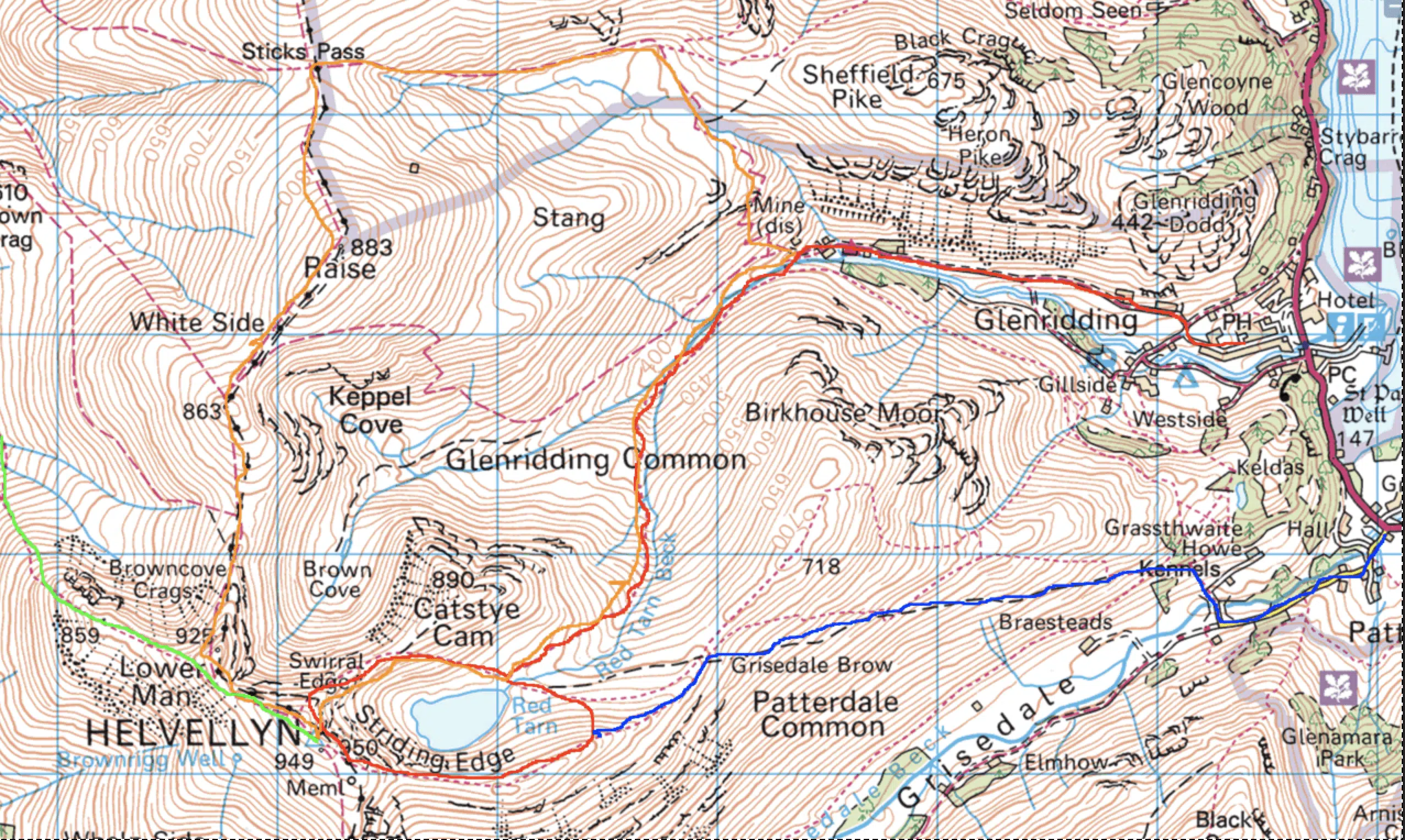 Guided Walking in the Lake District – Helvellyn & Striding Edge gallery 2