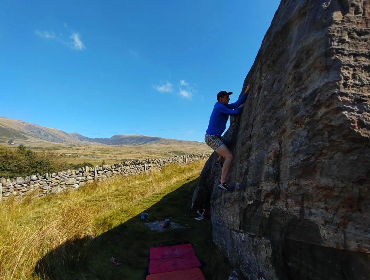 Outdoor Guided Bouldering Coaching in North Wales gallery 4