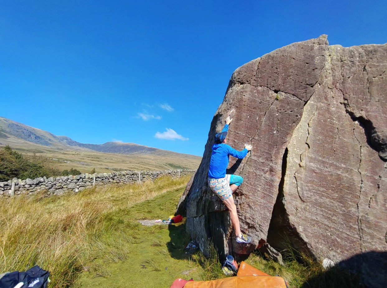 Outdoor Guided Bouldering Coaching in North Wales gallery 5