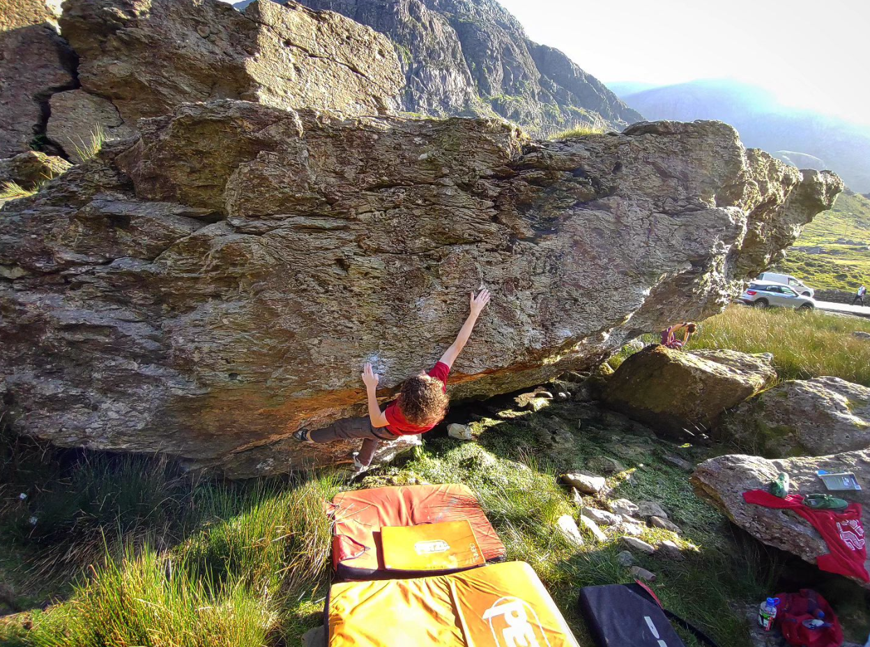 Outdoor Guided Bouldering Coaching in North Wales gallery 6