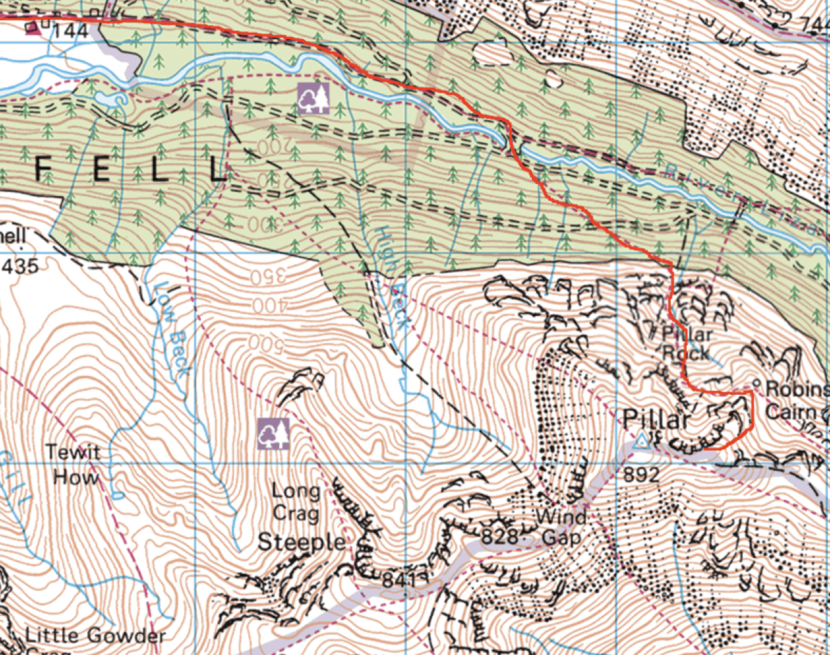 Guided Pillar Rock Climb – High Man in the Lake District gallery 3