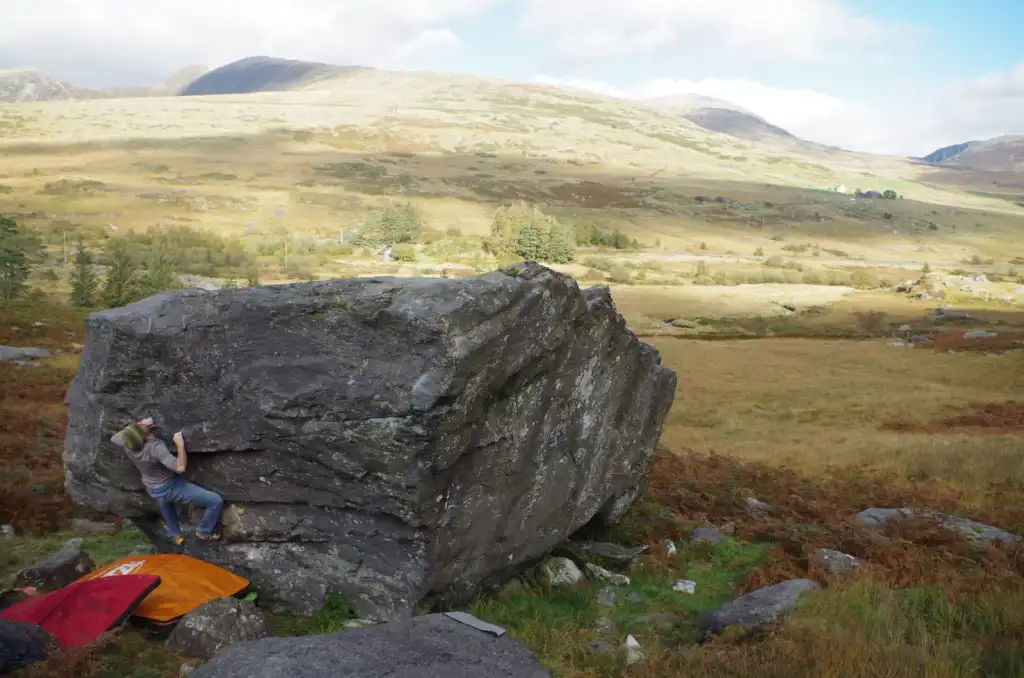 Outdoor Guided Bouldering Coaching in North Wales gallery 10