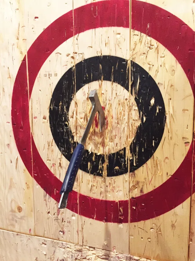 Axe Throwing Taster Lesson in North Devon, photo 2