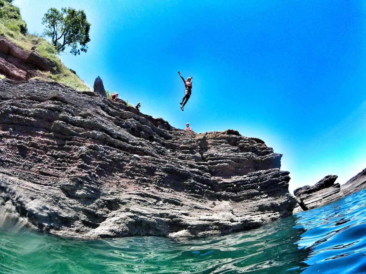 Small Group Private Coasteering Geopark Tour in Torquay, Devon gallery 5