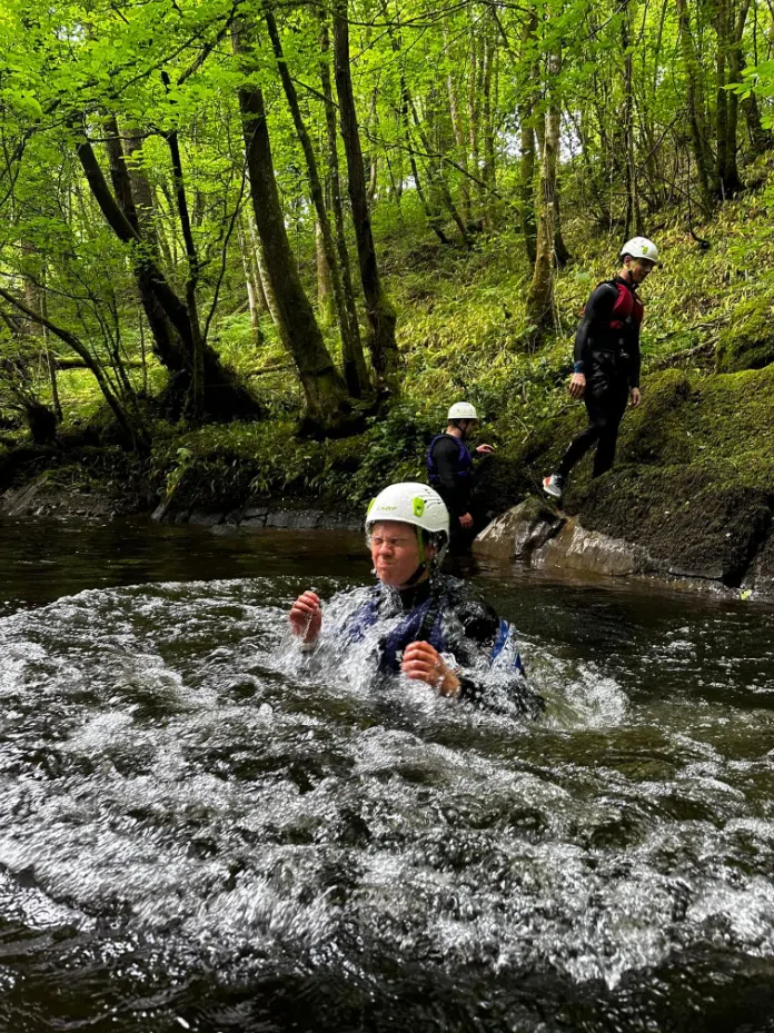Family Gorge Walking in the River Turret, Scotland, photo 3