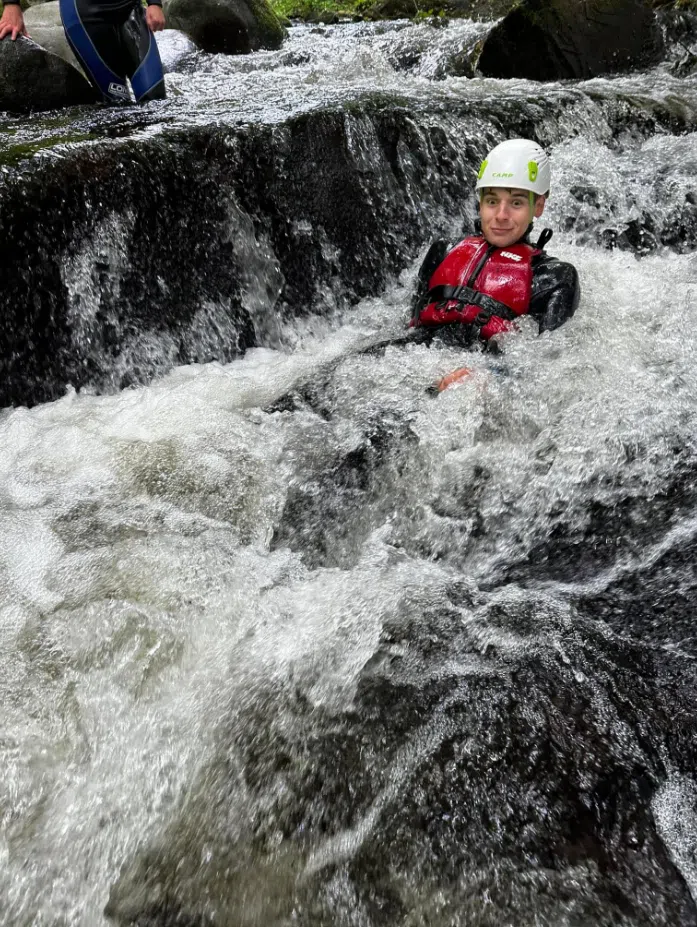 Family Gorge Walking in the River Turret, Scotland gallery 2