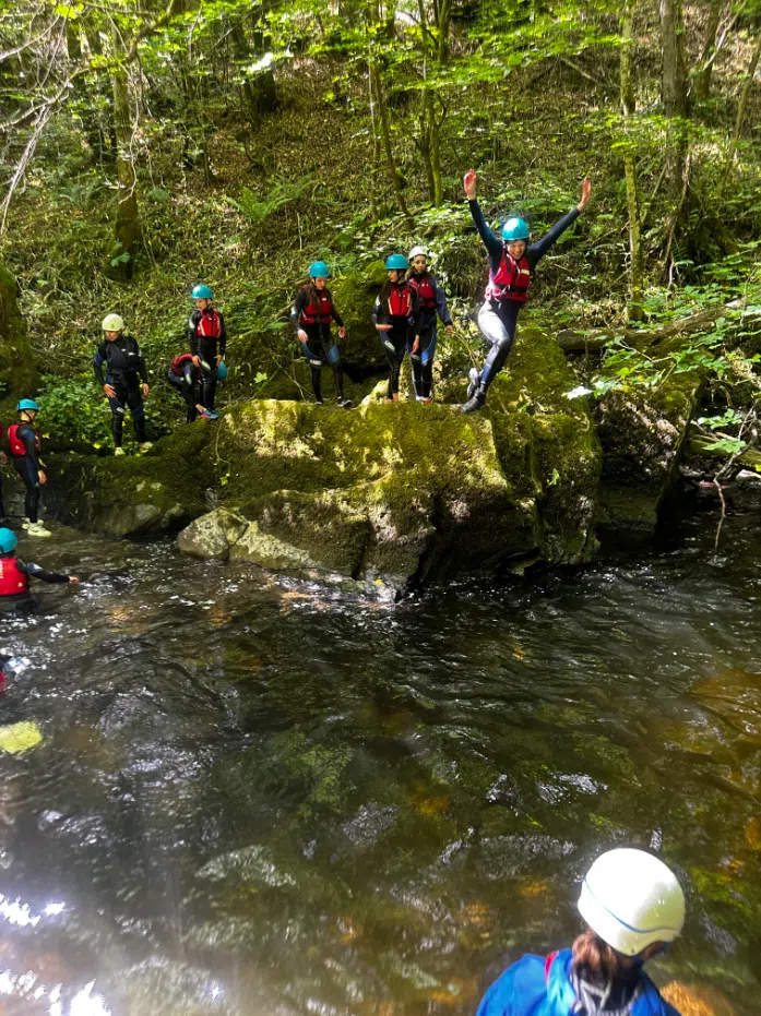 Family Gorge Walking in the River Turret, Scotland, photo 4