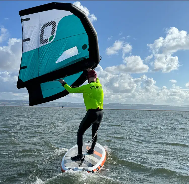 Wingfoiling First Flights on Wallasey Beach gallery 3